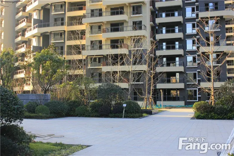大瞾国际广场隽秀写真 罕见冬日蓝天背景