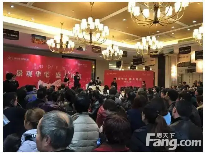 备受全城瞩目的城南湖居大宅火爆开盘