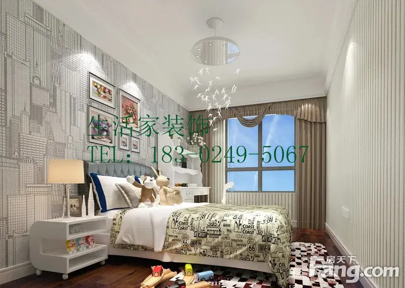 【生活家装饰】医大家属楼 220平 现代风格