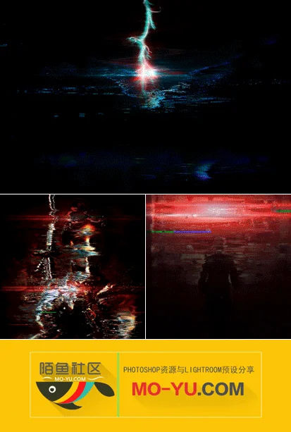 极品gif信号干扰动画ps动作