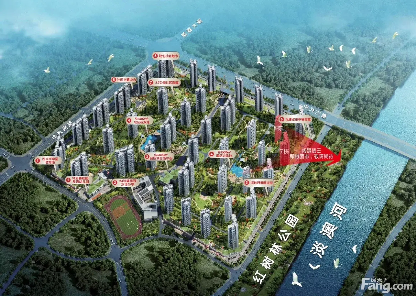 社区鸟瞰图
