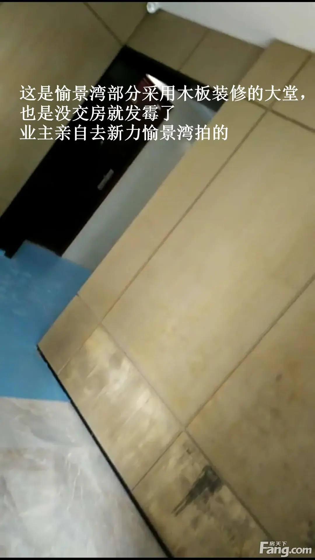 良心呢?这样的入户大堂你们会收房吗!我们拒绝!!!