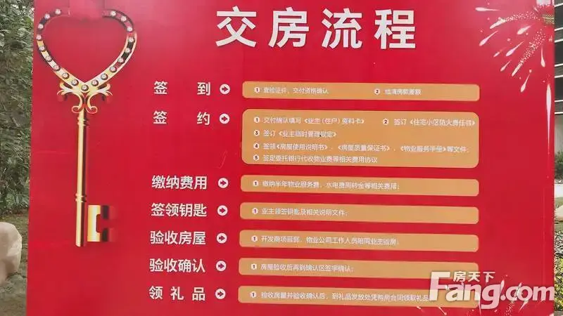 保利领秀前城一期青秀郡交房了