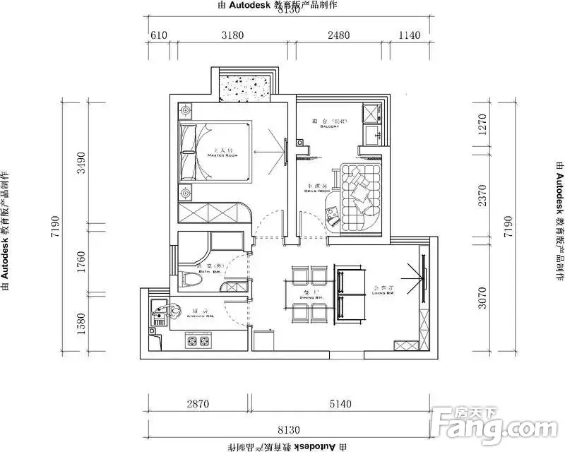 【佐敦杯户型解析大赛】周新苑66平户型解析