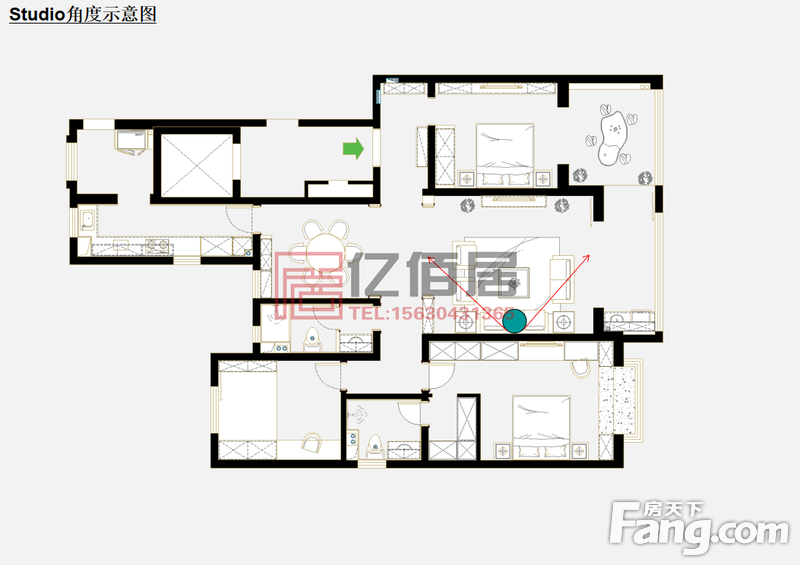 维多利亚三期逸景园166平米装修装饰效果图 照片