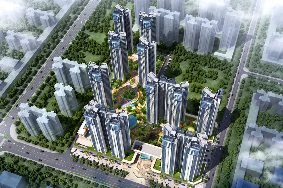 效果图:鸟瞰图