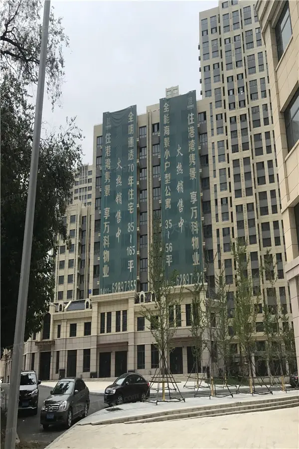港湾隽景小区正面实景图