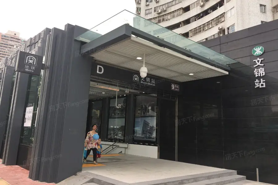万科深南道68号项目旁文锦地铁站