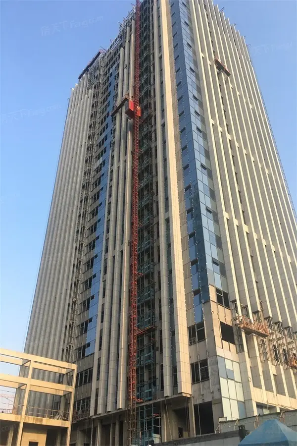 济南恒大财富中心竣工楼栋实景图
