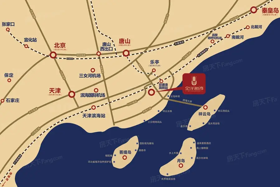 区海港汽车站 收房时间 预计2018年年底一期全部交房 开发商 唐山市