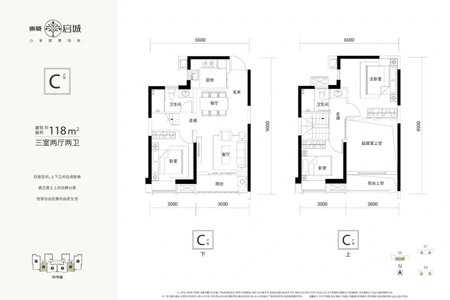 东原启城7,8号楼房源已售完,预计11月底加推6号楼,98-118平户型,针对