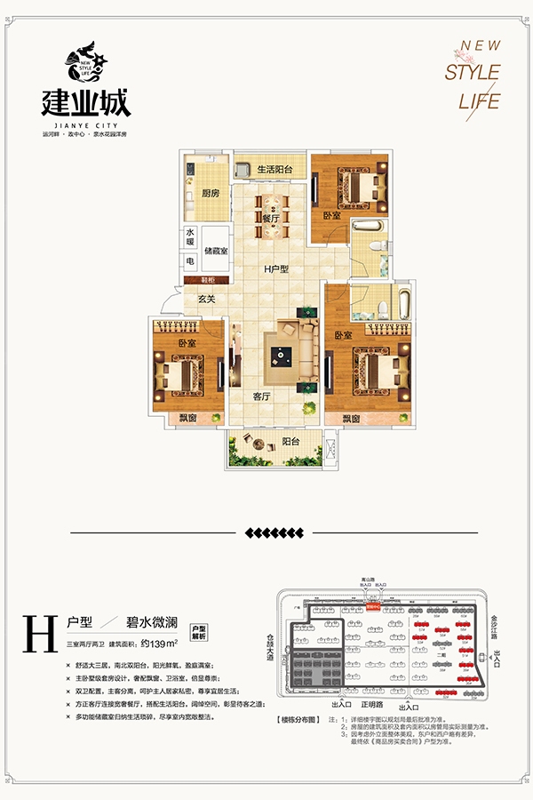 虞城建业城户型图