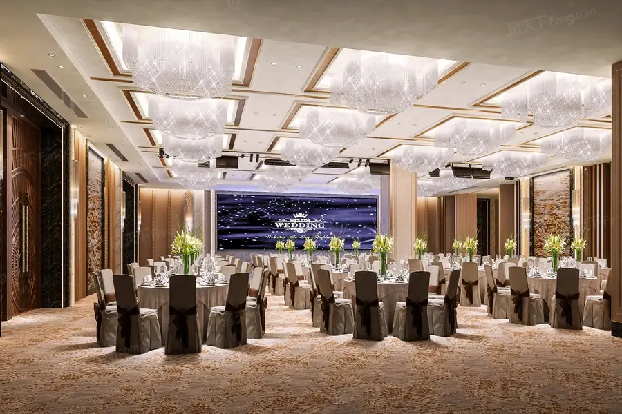 效果图:酒店宴会厅