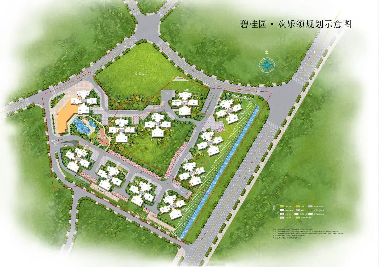 碧桂园欢乐颂楼栋平面图