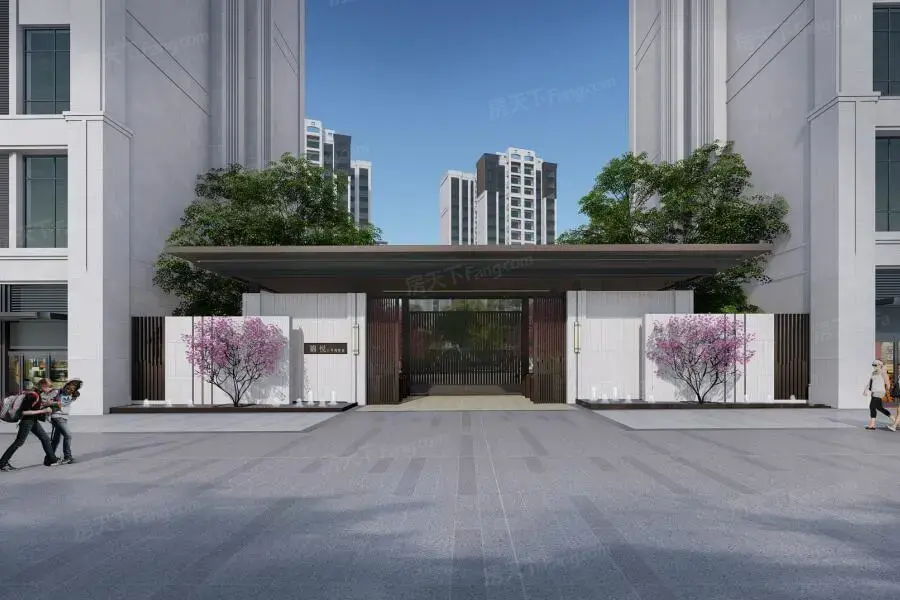 效果图:大门效果图
