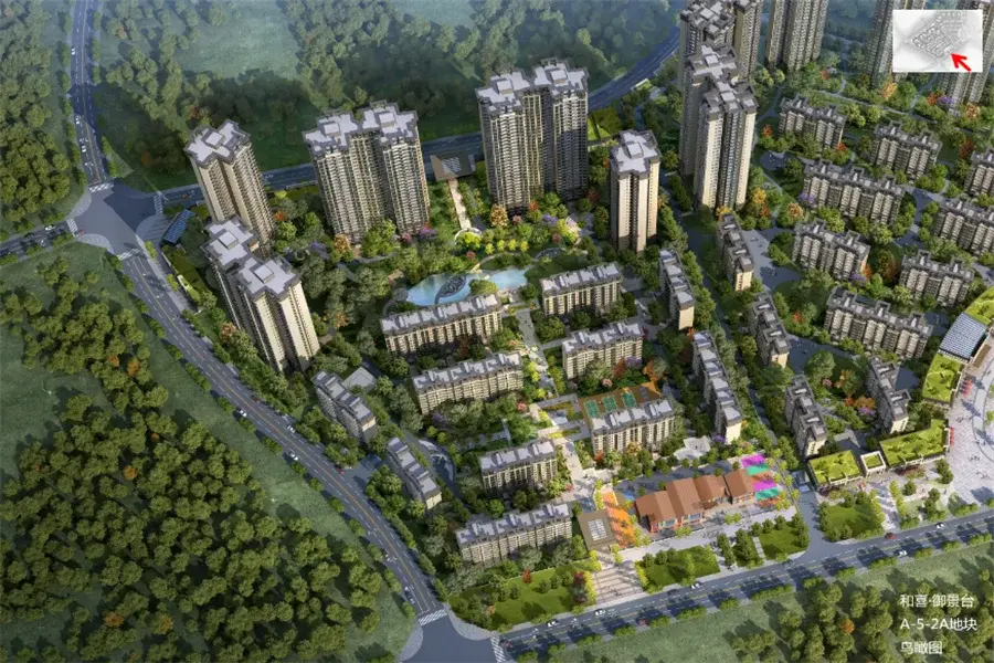 效果图:楼栋平面图