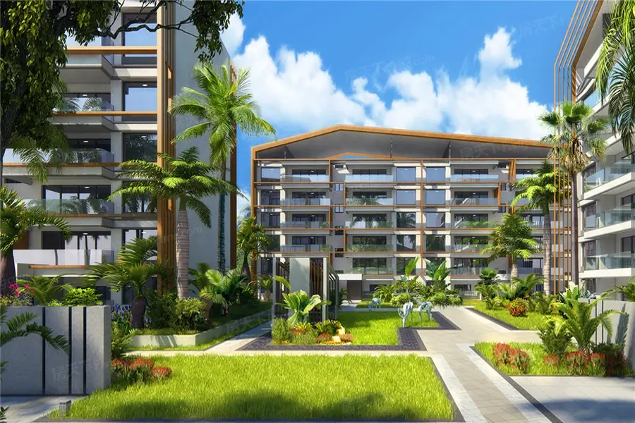 效果图:02地块园林透视图