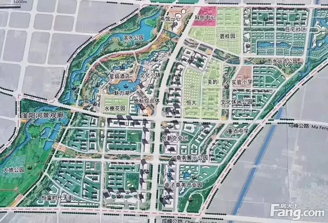 巨大的发展潜力,引领城市未来  美的花溪谷坐落于冀南新区科创城核心