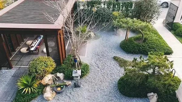 绿城别墅禅意精装庭院你见过这么美的房子么