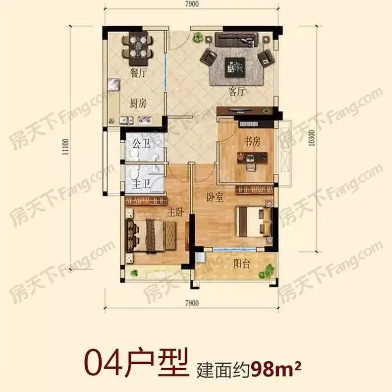 华福黄河路新盘悦华轩40-108㎡户型曝光 邻近快速路+两大综合体