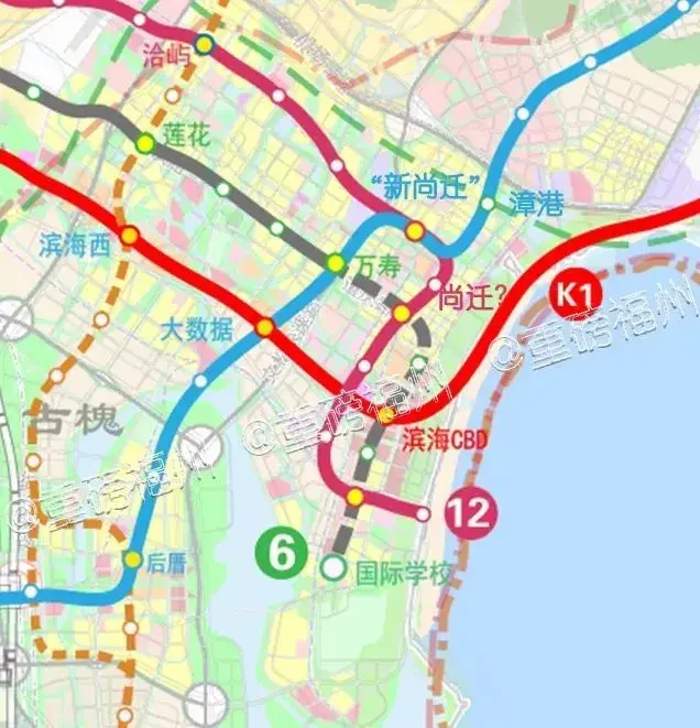 福州地铁5号线三站点独家航拍!远景线网规划图首度曝光!