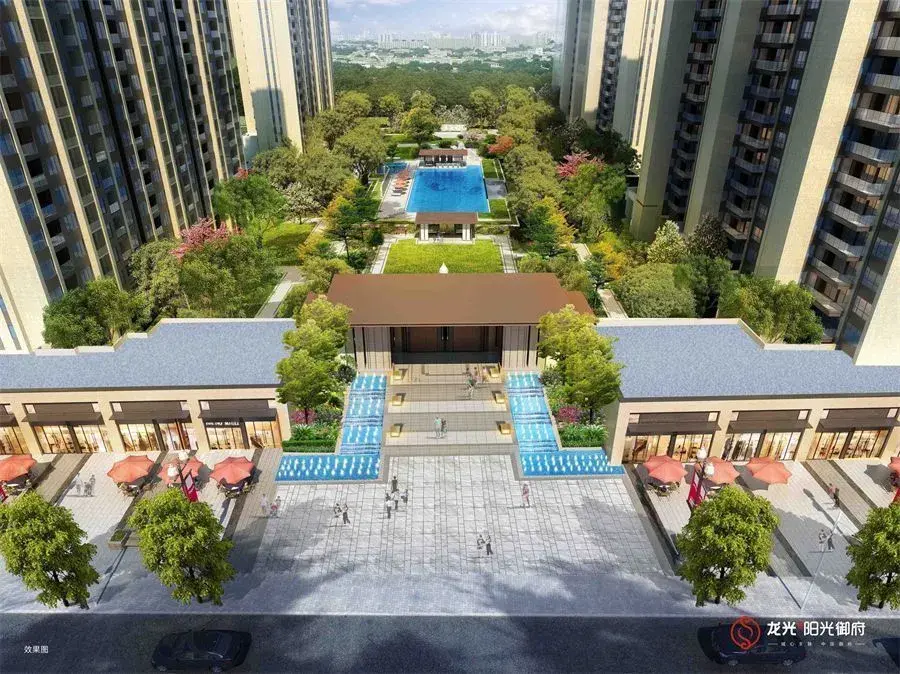 潮南阳光御府新中式大门 享受尊贵文化体验和归家礼序