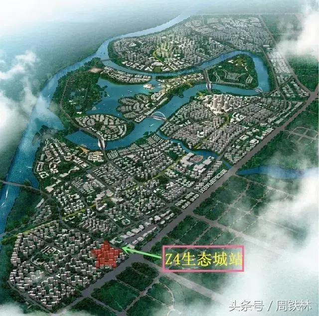 天津中新生态城世茂玖熙鸟瞰图