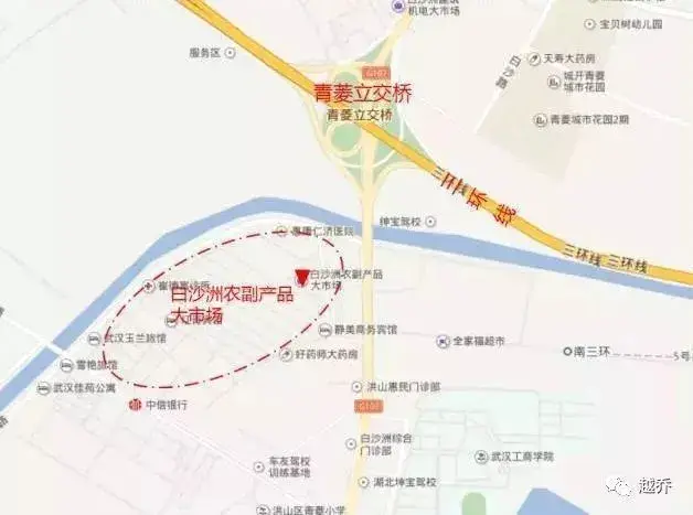 白沙洲农副产品大市场2年内搬迁?武昌南大门会否迎来巨变!