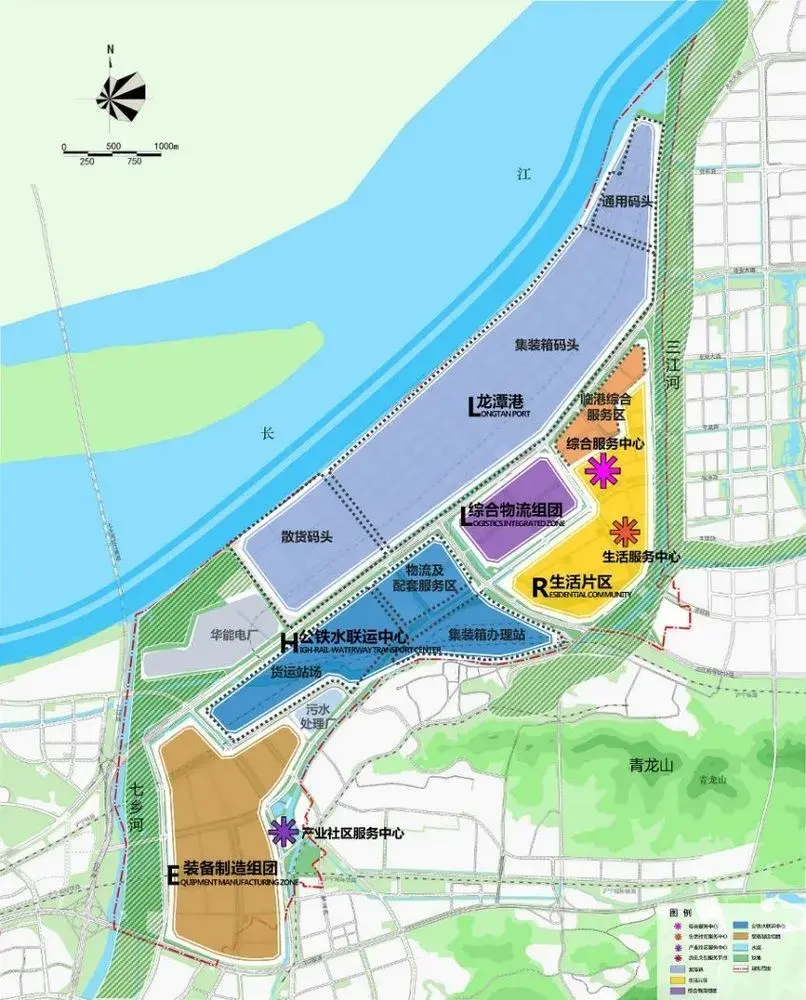 南京规划部门新近发布南京市龙潭新城njdbc011单元控制性详细规划