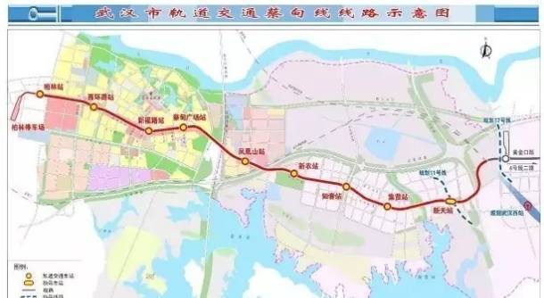 蔡甸线 新天--柏林 24号线是地铁11号线和地铁4号线延长线的组成,又