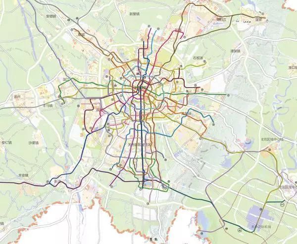 成都曝第四期地铁规划通过初审:涉及9条线路10个项目