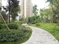 熙地三房双卫户型方正,小区安静好,轻轨房