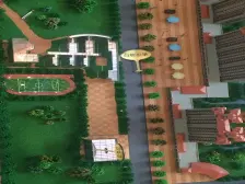 独栋靠湖别墅, 户型好,实用面积大带花园地下室