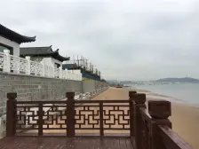 春风十里,中式别墅,海边户,大花园一线海景房