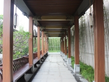 佛山新城东地铁口 新中式园林小区望江大四房楼下公园