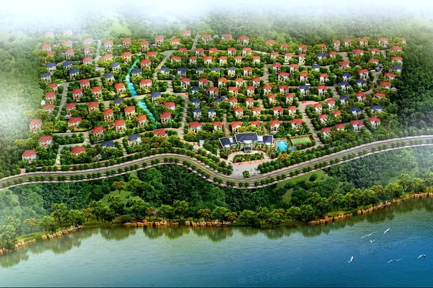 阳明山庄鸟瞰