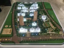 万科一期四居室南北户型,精装修添置家具就可以入住