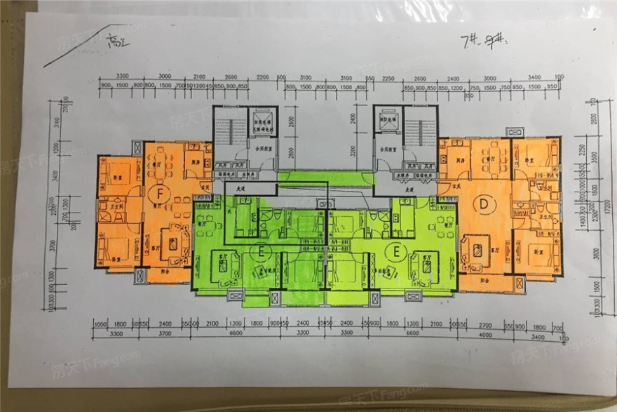 隆基泰和万和郡楼栋平面图-西安房天下