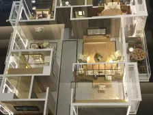 保利碧桂园天盈公馆 4室2厅 西南