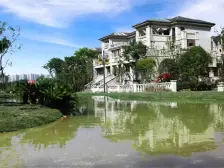 洋房大顶跃带屋顶花园阳光房,全屋空调新风带地暖