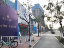 绿城桂语兰庭,单边位下叠,凹字型花园,小区大号花园