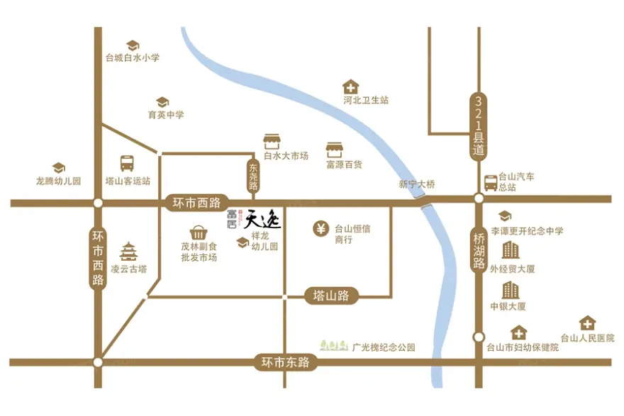 富居·天逸交通图-台山房天下