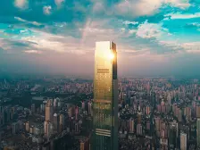 国金中心 514平 双口 豪华装修 拎包办公 现房一套 急租