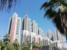 会展旁华尔顿高层海景带露台诚意出售拎包入住