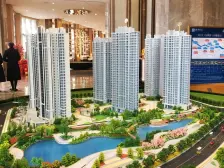 半月岛南北对流双阳台装修4房,拎包入住