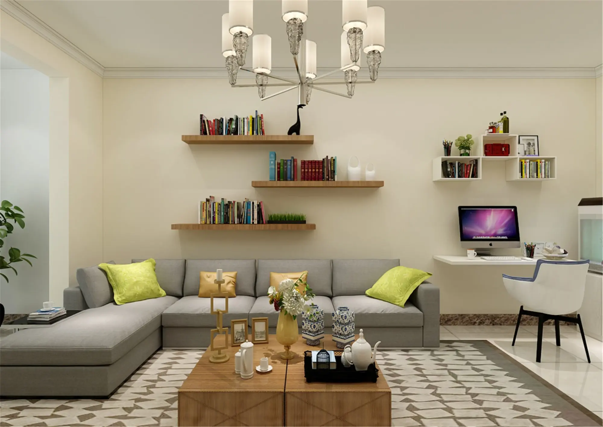 现代简约风格二居室的房子怎么装修好看?装修达人给你示范!-天房意境装修 - 房天下装修知识