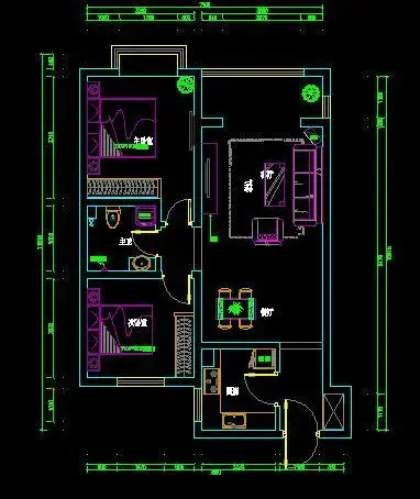 凤凰城二室一厅一卫 现代简约风格 凤凰城二室一厅一卫 现代简约风格