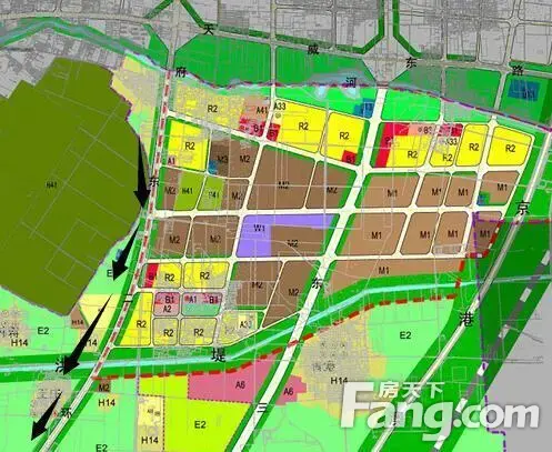 焦庄村和樊庄村怎么感觉就这么点住宅用地呢?