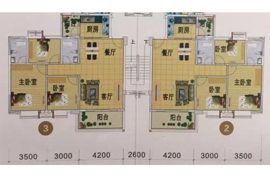 帮分析一下丽豪花园些户型哪一个好?