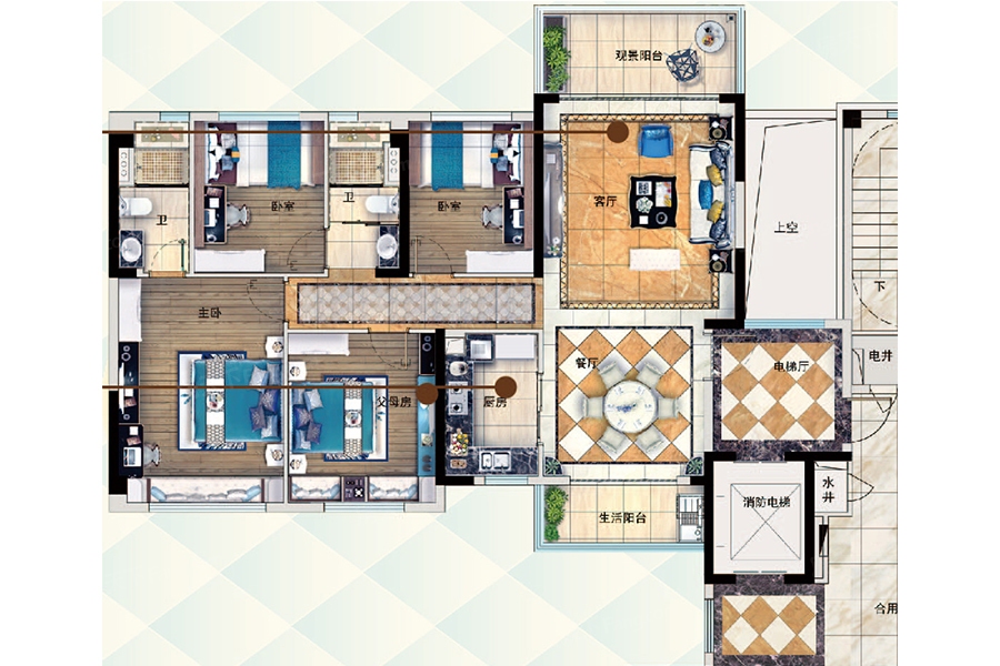 户型信息pk 碧桂园·公园首府 碧桂园·公园首府户型类别:3居,4居,5居